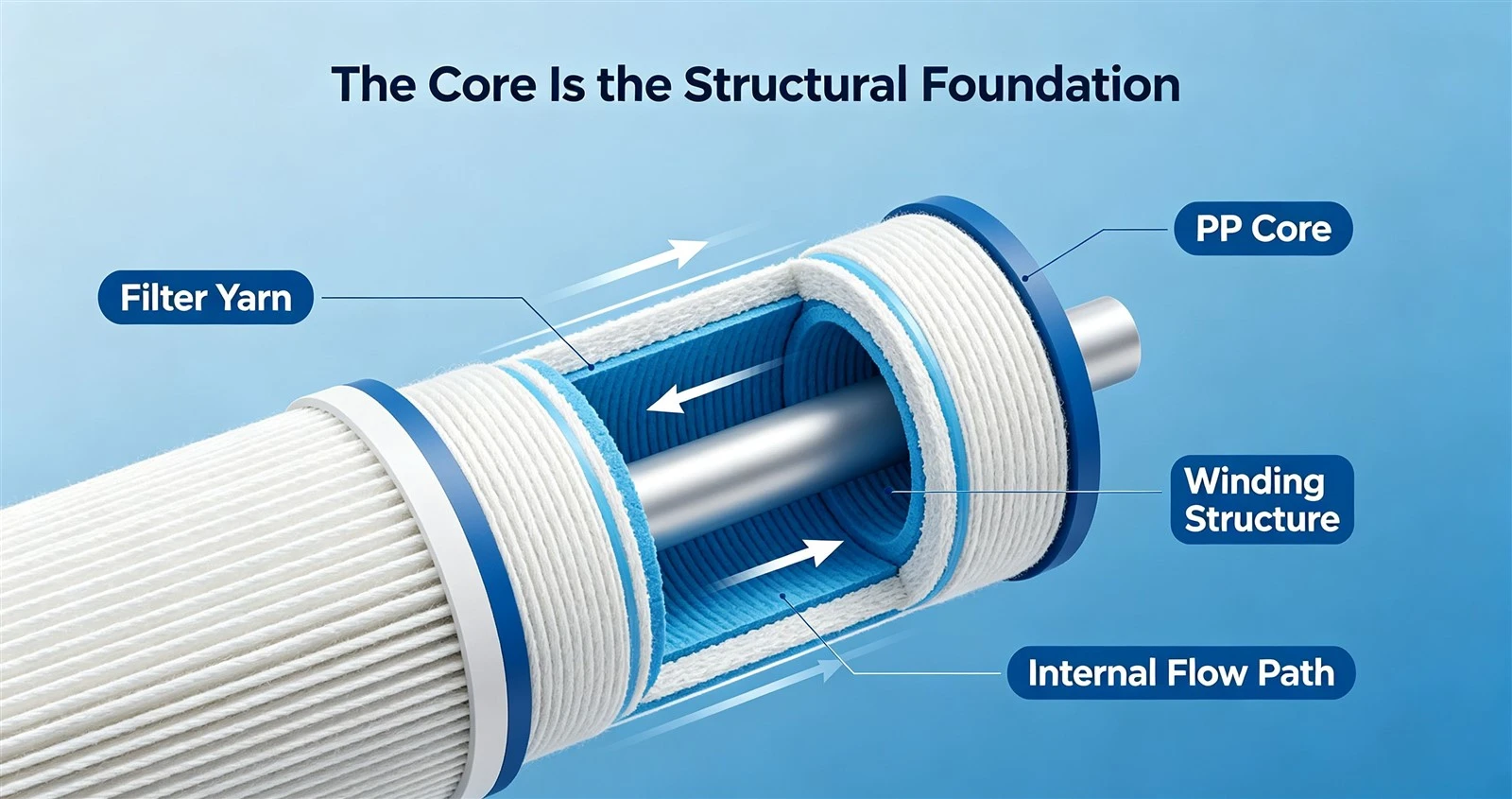 PP Core Design Impact on String Wound Filter Cartridges 1 PP Core Design Impact on String Wound Filter Cartridges 1